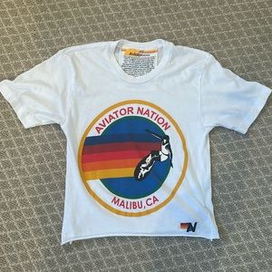 SIGNATURE BOYFRIEND TEE - VINTAGE WHITE | AVIATOR NATION